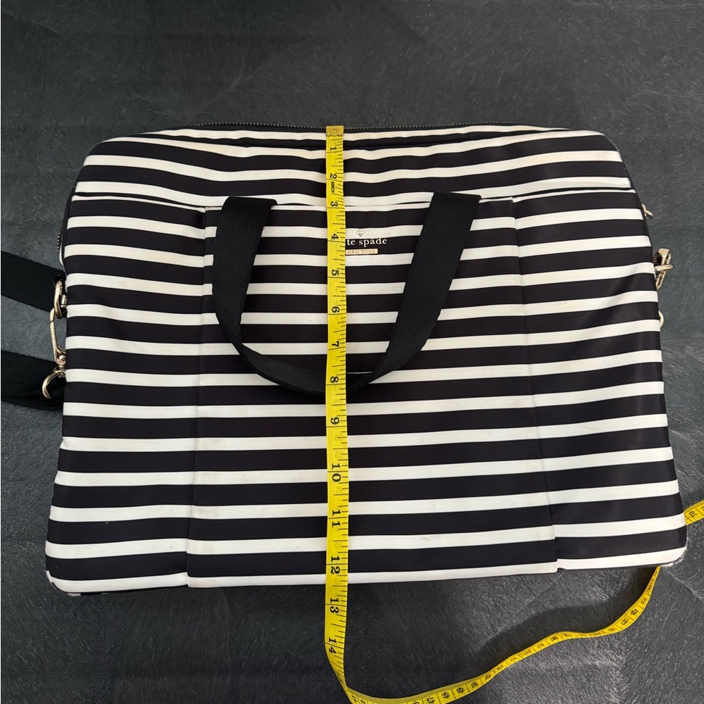 Kate Spade Classic Nylon Stripe Laptop Commuter Bag - Picture 5 of 12